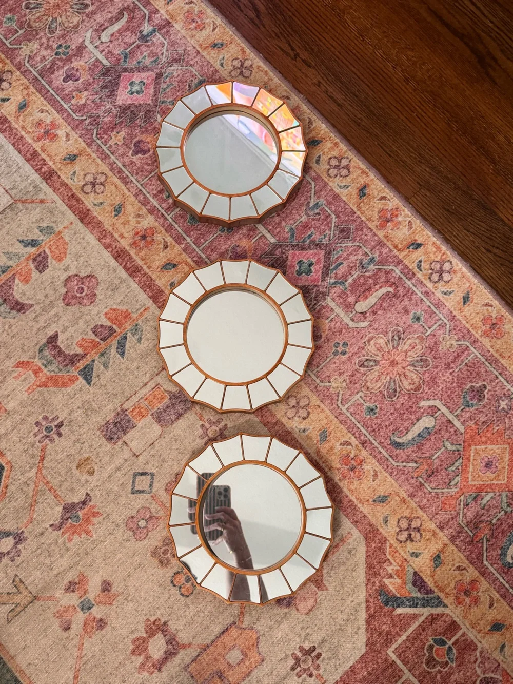 Set of 3 mirrors
